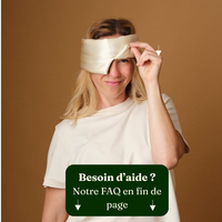 NUIT DE SOIE™ - Masque sommeil 3D en soie de mûrier