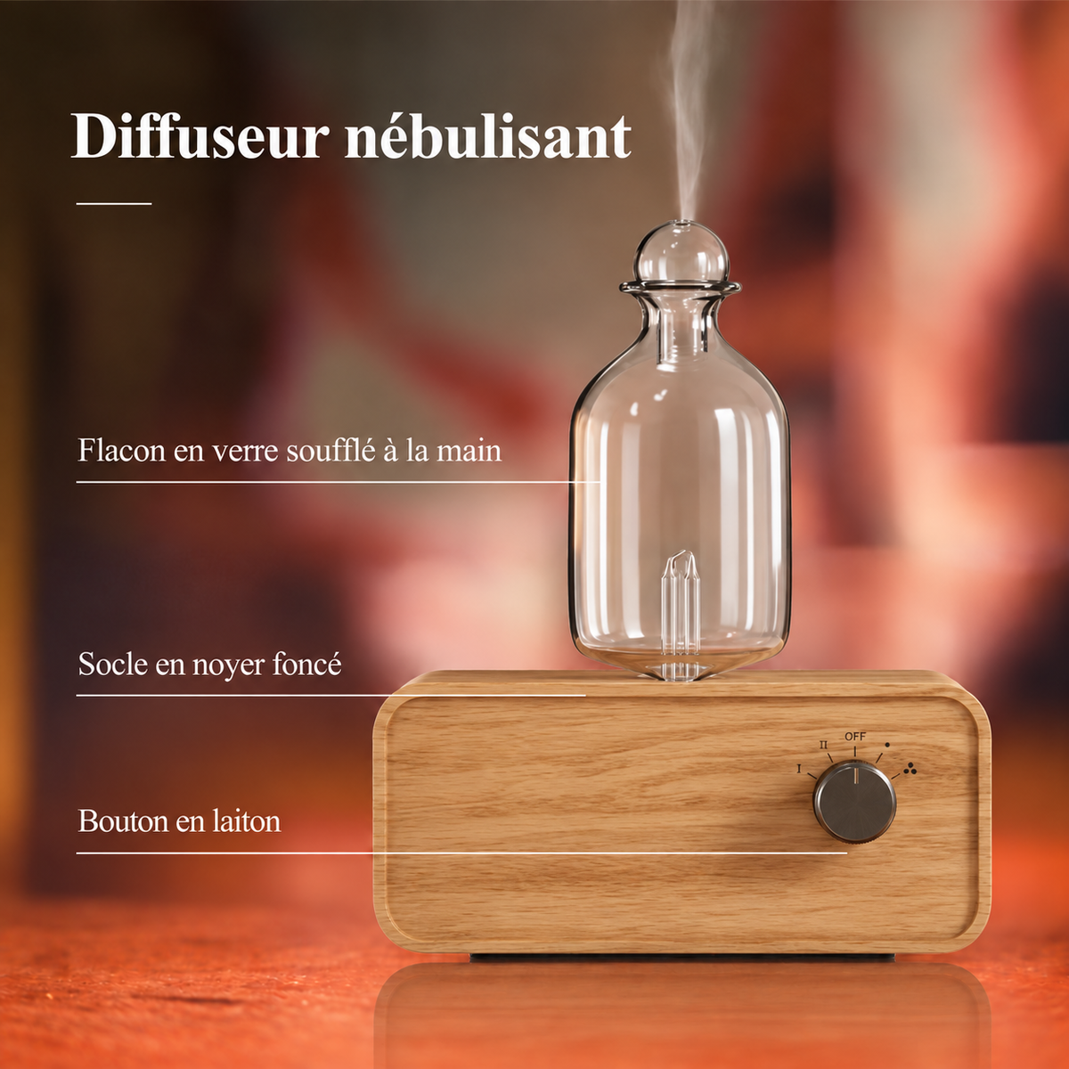 ESSENCE™ — Le diffuseur-veilleuse sans eau