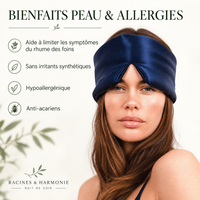 NUIT DE SOIE™ - Masque sommeil 3D en soie de mûrier