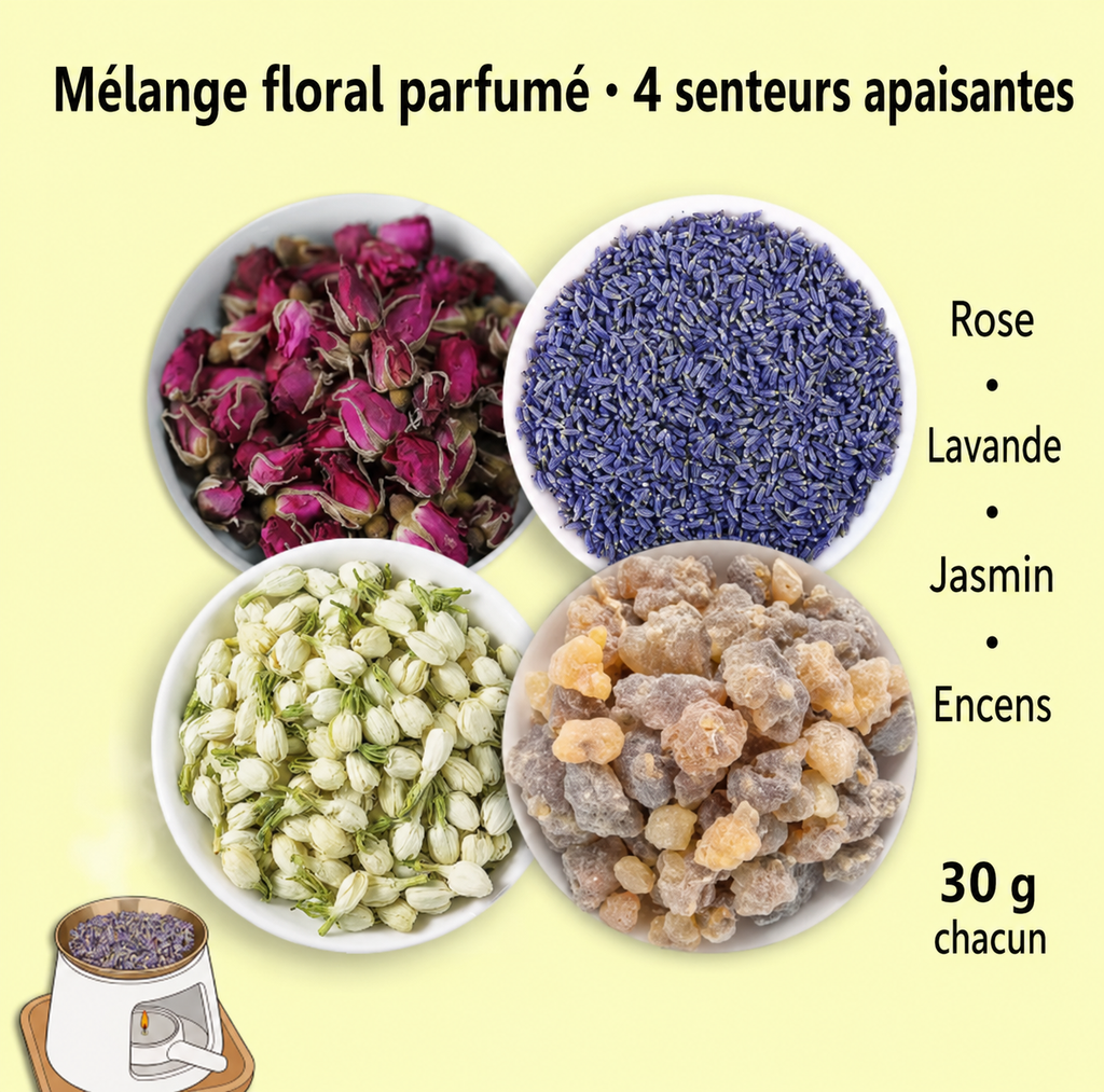 Mélange Agrumes & Herbes séchées pour brûleur Aroma