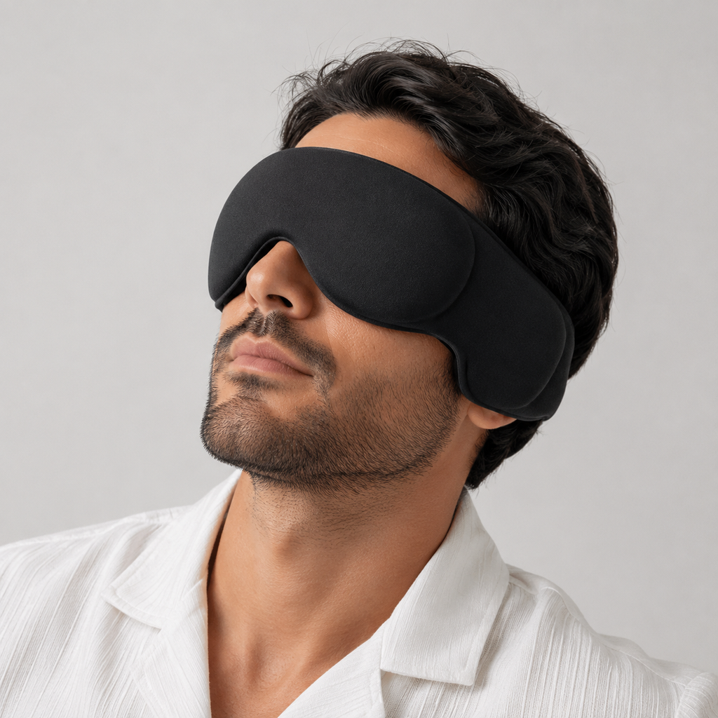 Nuit - Masque de Sommeil Lesté 3D